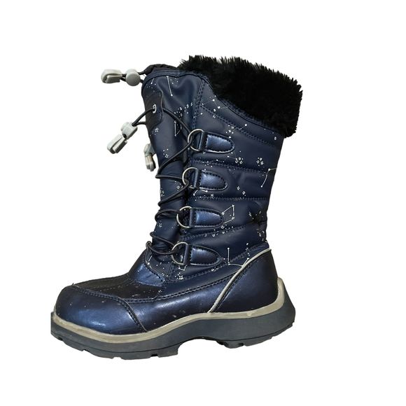 Lands End Size 12M Girls Insulated Winter Snow Boots - Picture 2 of 5